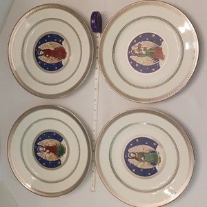 Set up for Mikasa Fine China Angel plates
